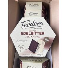 德國feodora 賭神 巧克力 75% 30片 225克  保存期限2025.2.6