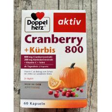  德國 Doppelherz Cranberry Kürbis Kapseln (60 Stk.) 德國代購