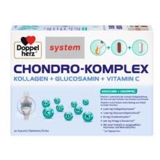 Doppelherz Chondro-Komplex system 膠原蛋白+葡萄糖胺+維他命C 軟骨素-片劑/膠囊/液體棒 30 條