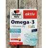 德國 雙心DOPPELHERZ, Omega-3 + Vitamin D3 Kids 27 Gel Tab兒童咀嚼片 德國代購