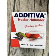 ADDITIVA® Heißer Holunder Pulver (Hot Elderberry Powder) 10 x 10g草本熱飲 青接骨木 100 g 代購